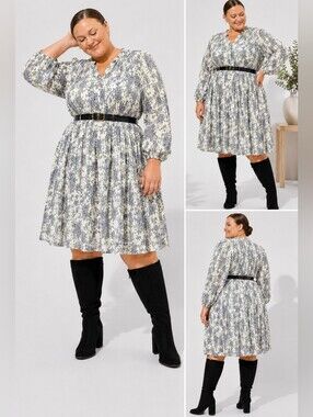 Torrid Floral Midi Dress
